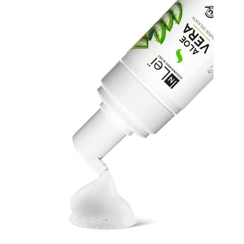 MOUSSE ALOE VERA - demachiant delicat pentru gene, sprancene si fata, 100 ml