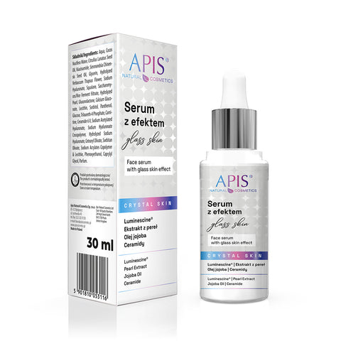 Serum Crystal Skin cu efect radiant si de "piele de sticla", 30 ml