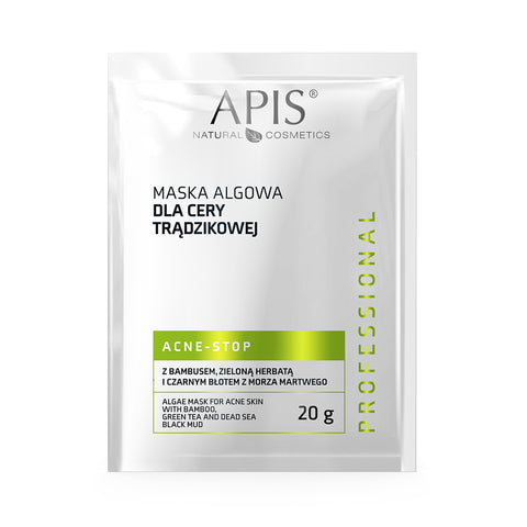 Masca alginata calmanta Acne Stop pentru ten gras, monodoza, 20 g