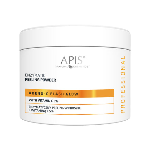 Pudra enzimatica iluminatoare Adeno-C Flash Glow cu vitamina C, 150 g
