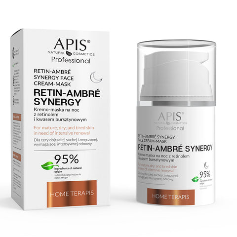 Masca crema de noapte Retin-Ambre Synergy cu retinol si acid succinic, 50 ml