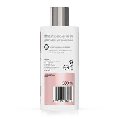 Gel de dus hidratant cu pepene rosu si acid hialuronic, 300 ml