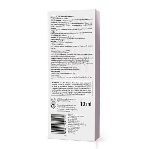 Crema de ochi biostimulatoare pentru fermitate si elasticitate Ageless Beauty cu roll-on de masaj, 10 ml