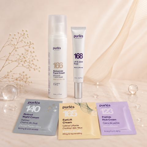 Minikit de testare Purles - ten matur, pentru efect de lifting si botox