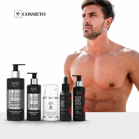 Kit complet Men by Apis pentru ingrijirea zilnica a barbatilor