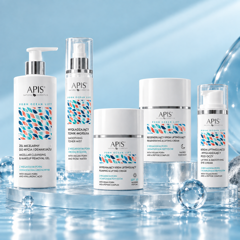 Kit complet PDRN Ocean Lift by Apis cu pdrn vegan si complex de peptide