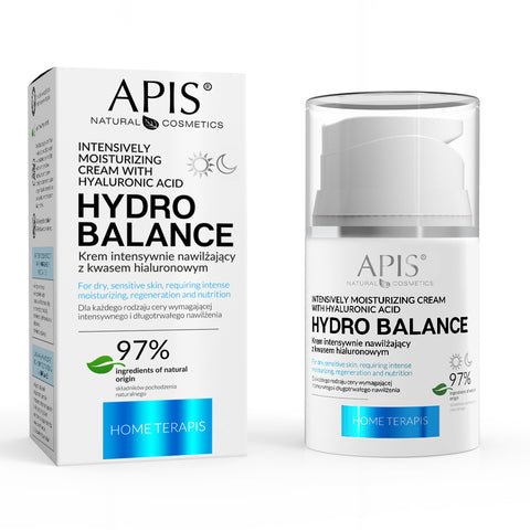Crema intensiv hidratanta Hydro Balance cu alge marine si oxigen, 50 ml