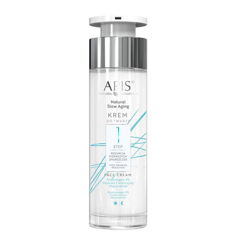 Crema de fata Natural Slow Aging Pasul 1 pentru reducerea ridurilor, 50 ml