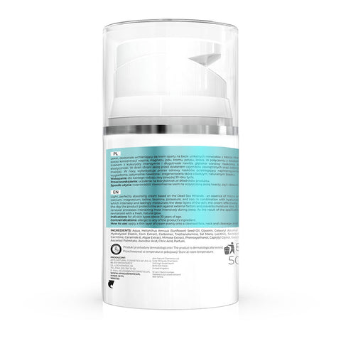 Crema de fata hidratanta Optima cu minerale din Marea Moarta, 50 ml