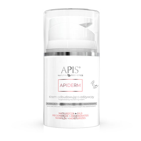 Crema de noapte Apiderm reparatoare si hranitoare dupa chimioterapie si radioterapie, 50 ml