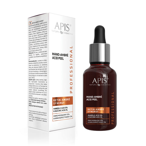 Acid Peel Retin-Ambre Synergy cu acid mandelic 15% si acid succinic 2%, 30 ml