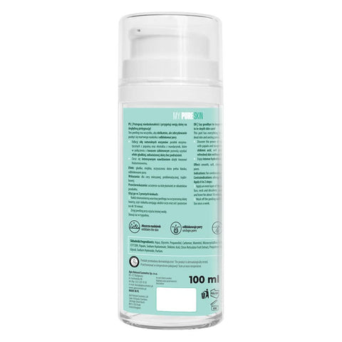 Peeling hidrogel My Pure Skin cu acid shikimic, 100 ml