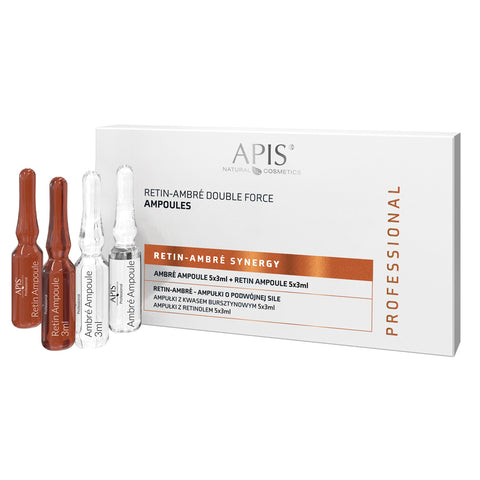 Fiole multifunctionale Retin-Ambre Synergy cu retinol, 10 x 3 ml