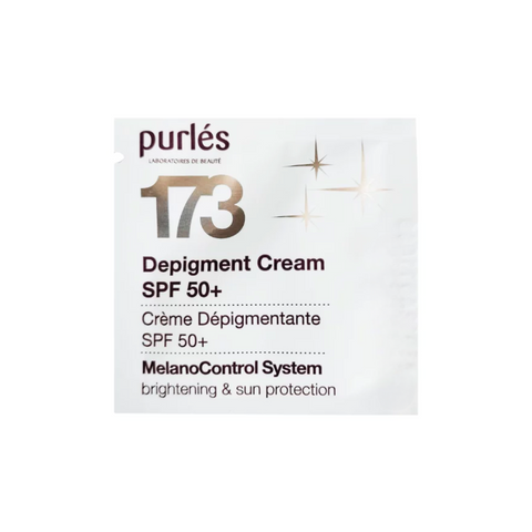 Mostra monodoza Purles 173 - crema depigmentanta cu spf 50, 2 ml