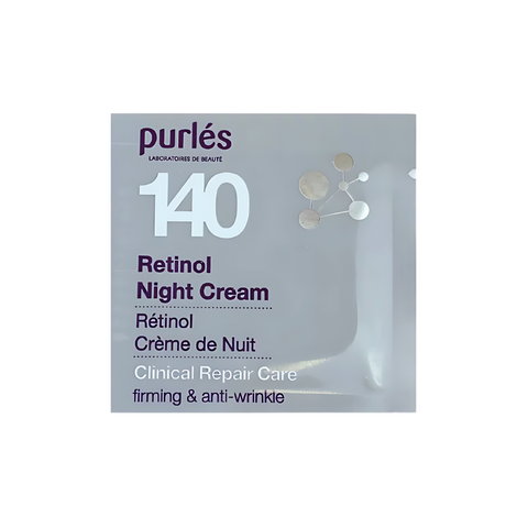 Mostra monodoza Purles 140 - crema de noapte cu retinol, 2 ml