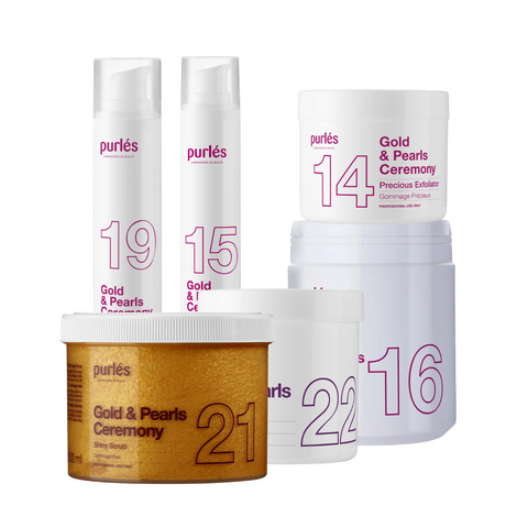 Kit complet Gold & Pearls Ceremony by Purles cu perle si aur