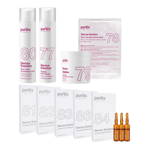 Kit complet Derma Solution by Purles pentru regenerare