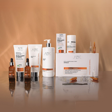 Kit complet Retin-Ambre Synergy by Apis cu retinol