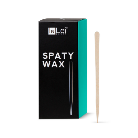 SPATY WAX - spatula din lemn cu varf subtire, 100 buc