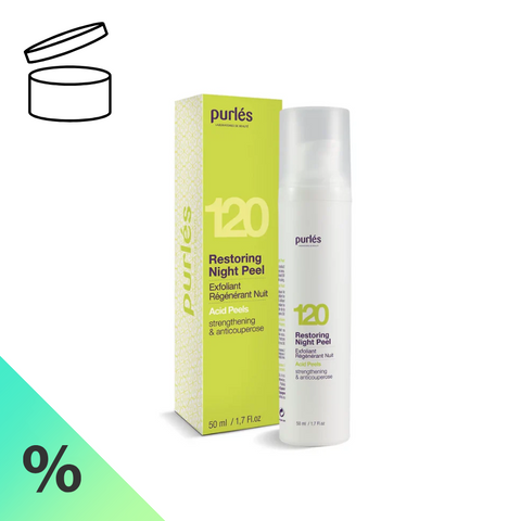 120 RESTORING NIGHT PEEL - peeling de noapte de intretinere, 50 ml (desigilat)