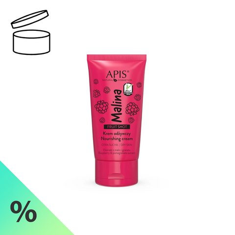 Crema hranitoare de zi si noapte Fruit Shot cu extract de zmeura, 50 ml (desigilat)