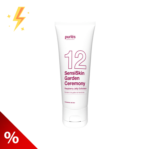 Purles 12 Peeling Enzimatic Gel cu Zmeura SensiSkin, 200 ml (lichidare)