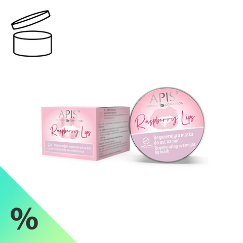 Masca regeneranta de buze Raspberry Lips de noapte, 10 ml (desigilat)