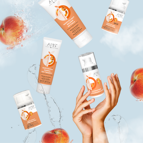 Kit complet Peachy Skin by Apis cu extract de piersica