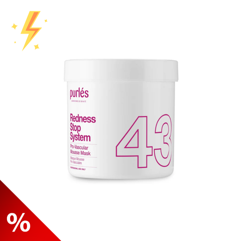 Purles 43 Masca Mousse Pro-Vascular Redness Stop, 300 ml (lichidare)