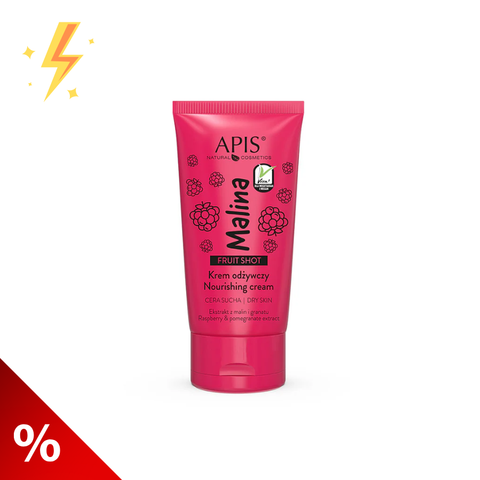 Crema hranitoare de zi si noapte Fruit Shot cu extract de zmeura, 50 ml (lichidare)