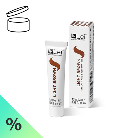 LIGHT BROWN - Vopsea pentru gene si sprancene Maro Deschis, 15 ml (desigilat)