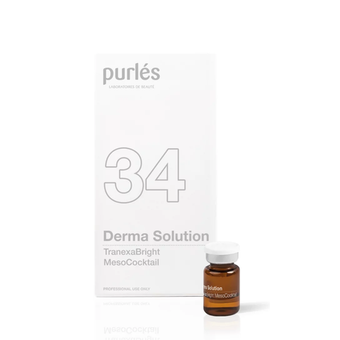 Purles 34 Fiole MesoCocktail TranexaBright Derma Solution, 5x5 ml
