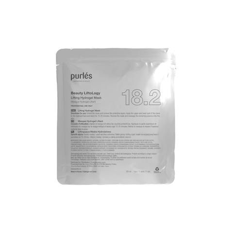 Purles 18.2 Masca Monodoza Hydrogel LiftoLogy pentru lifting instant, 1 buc