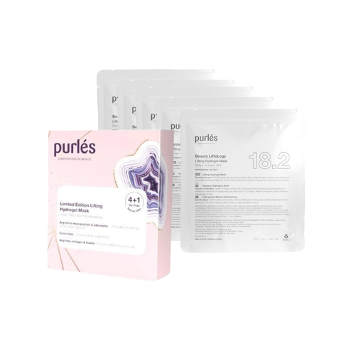 Purles 18.2 Masca Monodoza Hydrogel LiftoLogy pentru lifting instant, 5 buc