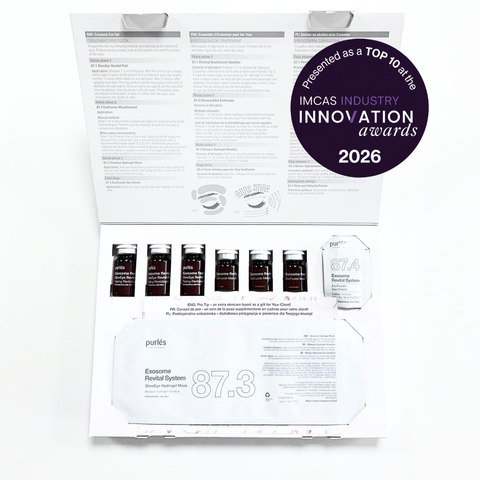 Purles 87 Set Exosome Revital System - Peeling cu Exozomi pentru zona ochilor