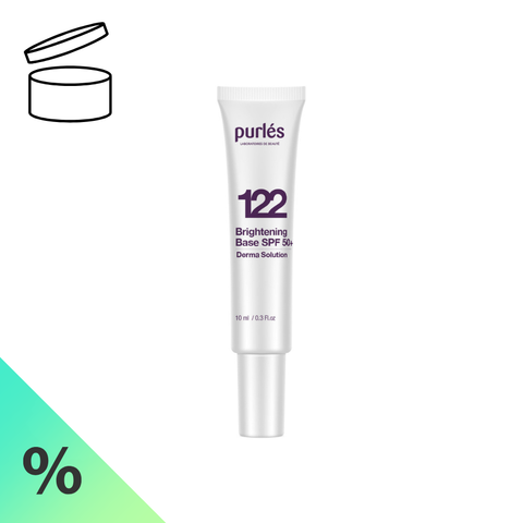 Mini 122 BRIGHTENING BASE SPF 50 - crema iluminatoare cu spf, 10 ml (desigilat)