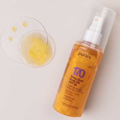 Purles 170 Ulei de Corp Stralucitor SPF 30, 100ml