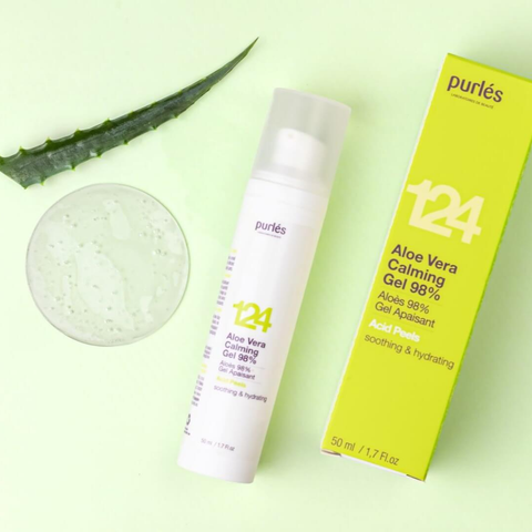 Purles 124 Gel Calmant Aloe Vera 98%, 50 ml