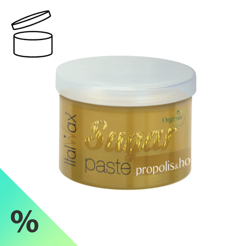 Pasta de zahar cu propolis si miere Organic Line Italwax, 750 g (capac deteriorat)