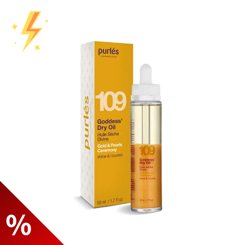 Purles 109 Ulei Uscat Goddess cu Aur, 50 ml (lichidare)