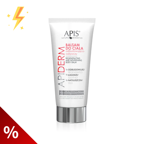 Lotiune de corp Apiderm reparatoare si hranitoare dupa chimioterapie si radioterapie, 200 ml (lichidare)