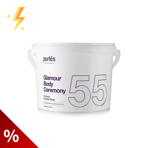 Purles 55 Impachetare Corporala Pudra Cocos Glamour, 2500 ml (lichidare)
