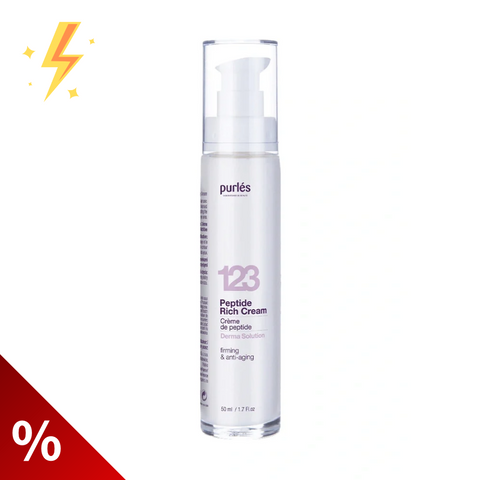 Purles 123 Crema Nutritiva cu Peptide Derma Solution, 50 ml (lichidare)