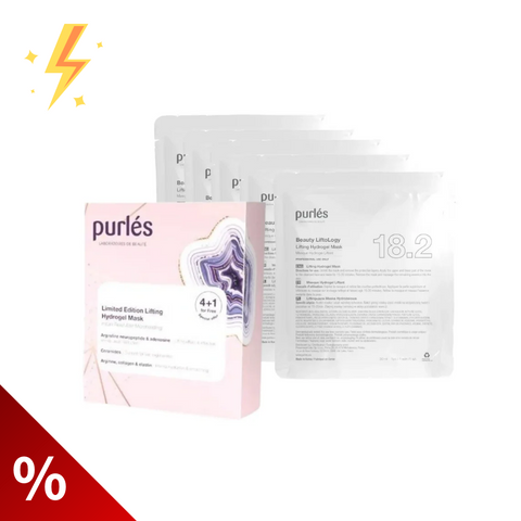 Purles 18.2 Masca Monodoza Hydrogel LiftoLogy pentru lifting instant, 5 buc (lichidare)