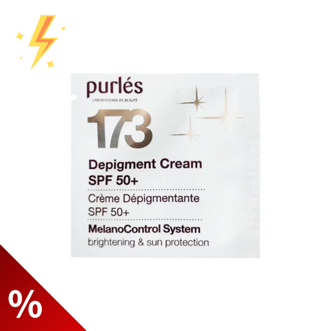 Mostra monodoza Purles 173 - crema depigmentanta cu spf 50, 2 ml (lichidare)