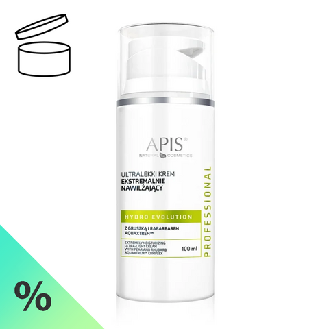 Crema ultra usoara intens hidratanta Hydro Evolution cu extract de pere si rubarba, 100 ml (desigilat)