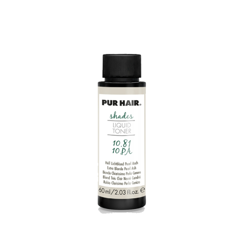 Toner profesional pentru par Pur Hair Shades nuanta blond extra deschis perlat cenusiu 10.81/10PA, 60 ml