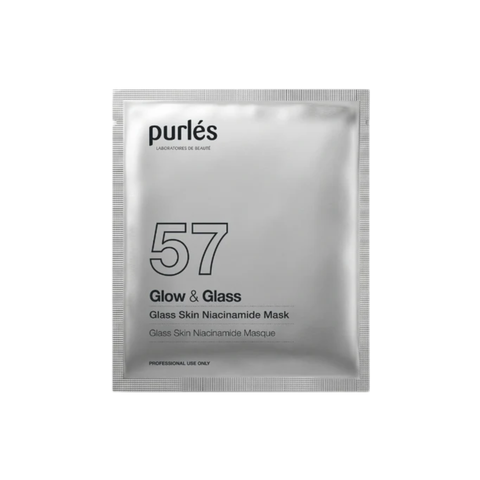 Purles 57 Masca monodoza cu niacinamide pentru efect de "glass skin", 1 buc