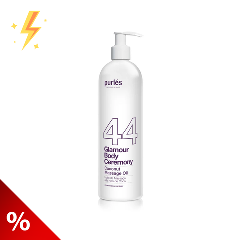 Purles 44 Ulei Cocos Glamour pentru Masaj Corporal, 500 ml (lichidare)