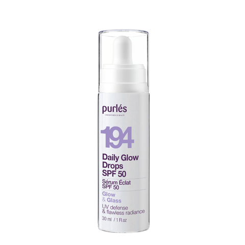 Purles 194 Picaturi pentru luminozitate cu SPF 50 si efect de "glass skin", 30 ml